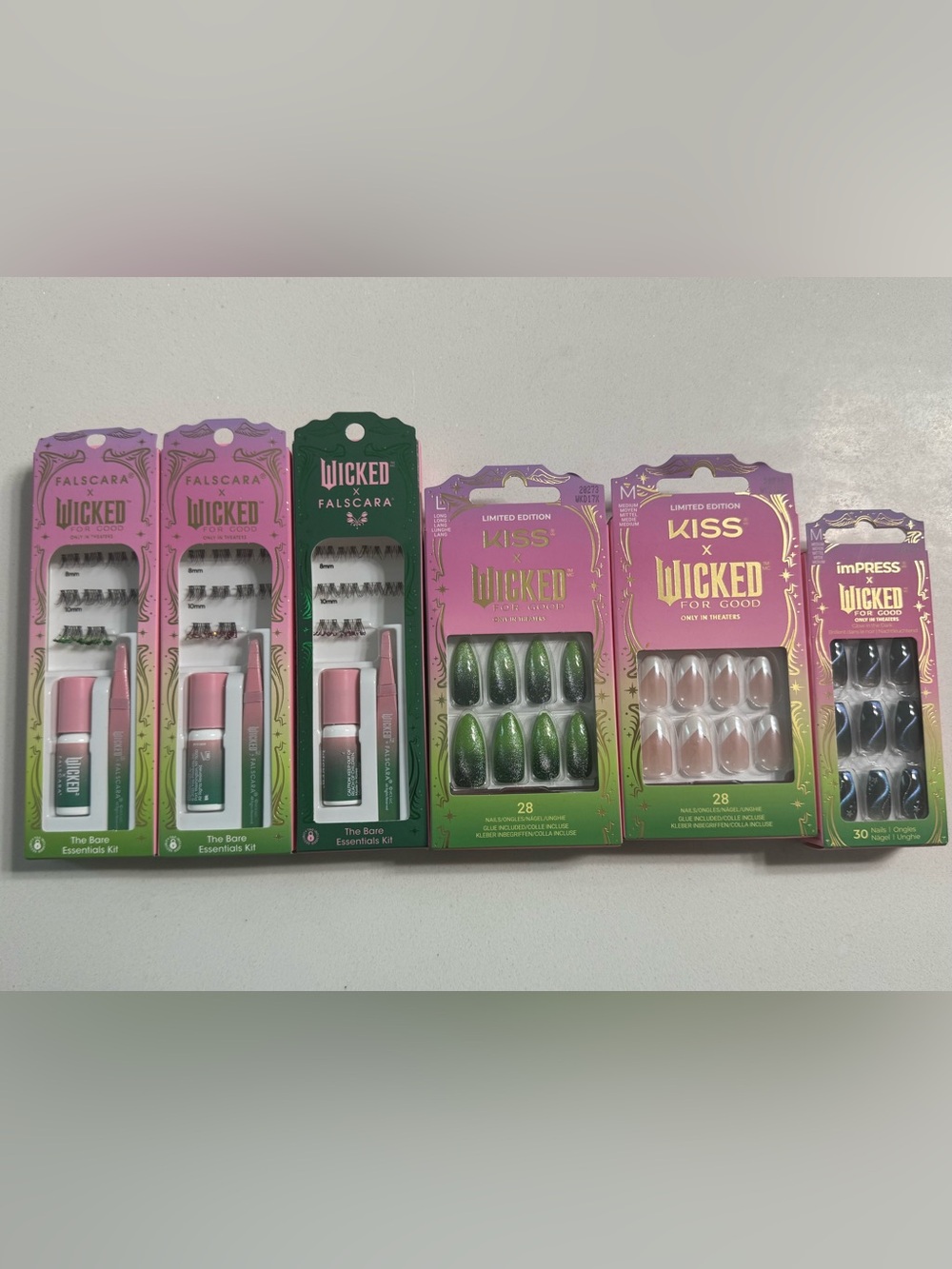 Wicked Collection Lash and Press-On Nail sets